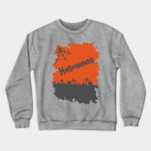 Halloween Cob Webs Crewneck Sweatshirt